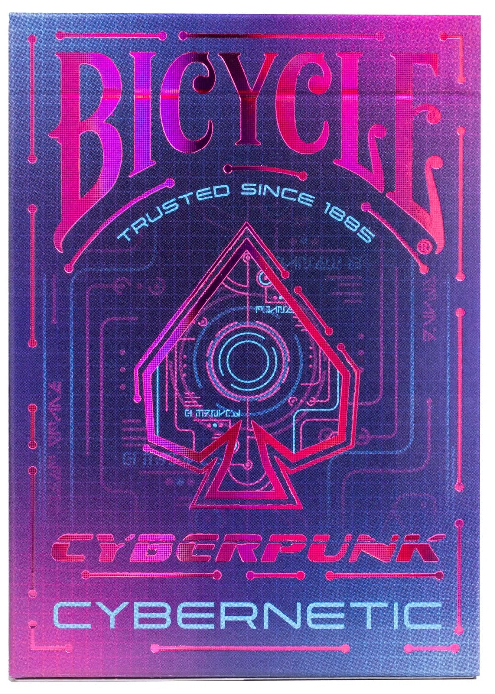 BICYCLE STANDARD PLAYING CARDS - CYBERPUNK CYBERNETIC