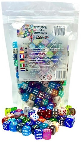 CHESSEX POUND O' DICE 12MM D6