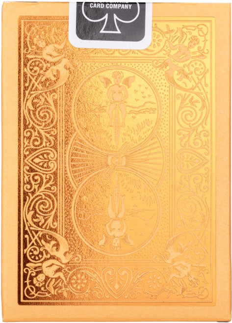 BICYCLE STANDARD PLAYING CARDS - METALLUXE ORANGE